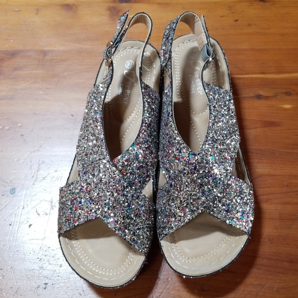 Glitter sandals